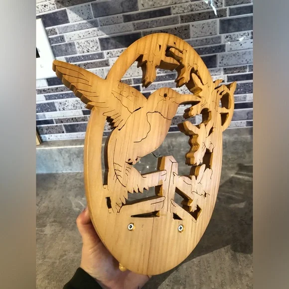 🐱 Handmade Hummingbird Wall Decor - Picture 3 of 4